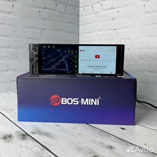 Магнитола android 1din Bos-Mini сенсорная