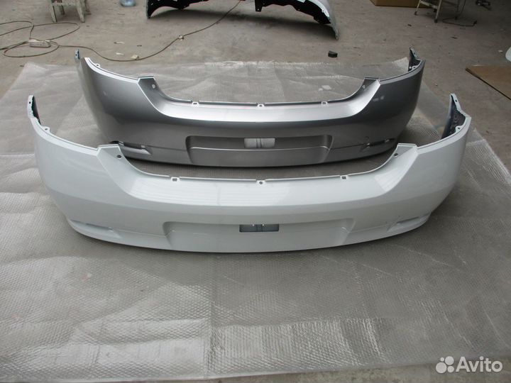 Бампер задний Renault Logan с 14-18г крашеный