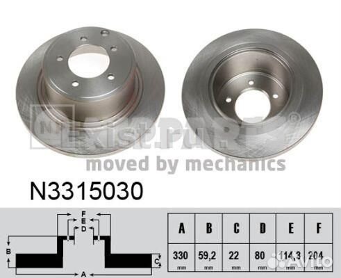 Диск тормозной chrysler citroen mitsubishi