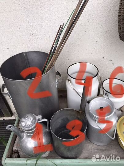 Кухонная утварь СССР эмалироаанная посуда