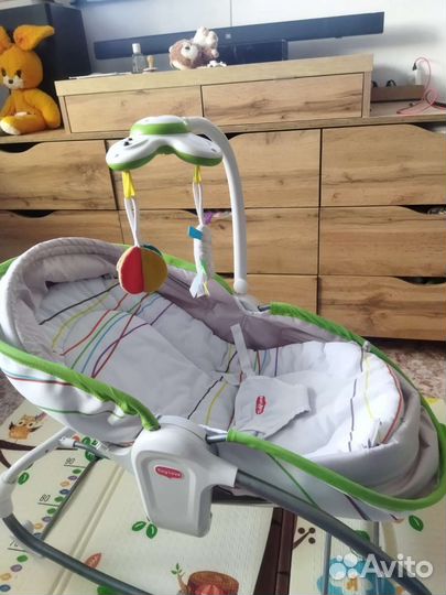 Качалка шезлонг люлька для новорожденного