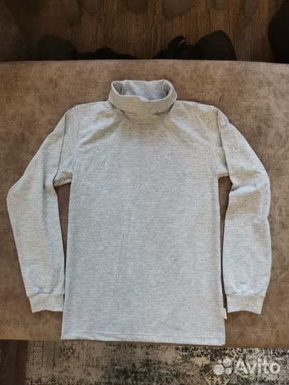 Водолазка для мальчика, серая, р. 36