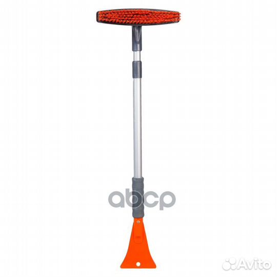 Щетка от снега и льда с телескоп.рукояткой и мя