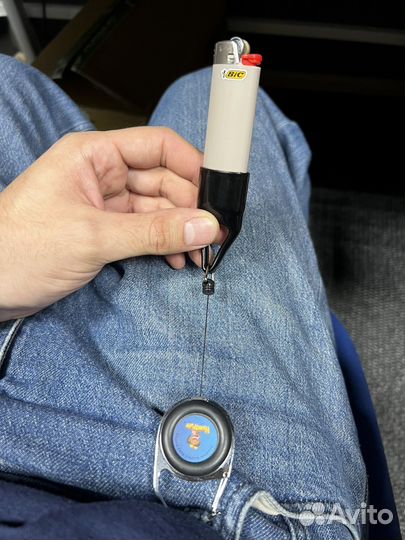 Анти Вор Чехол для зажигалки карабин - рулетка