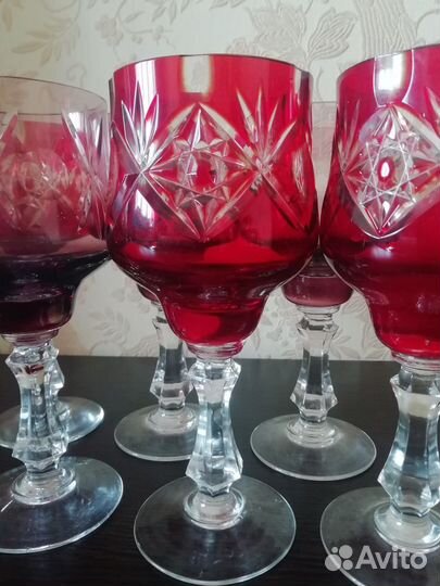Фужеры хрустальные ссср,цена за одну штуку