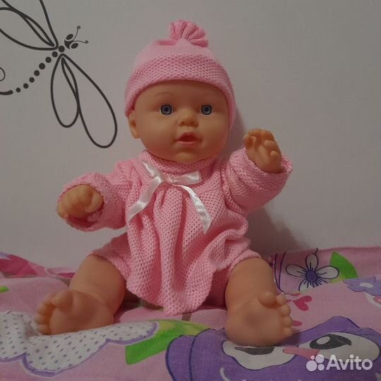 Кукла пупс с пакетом одежды