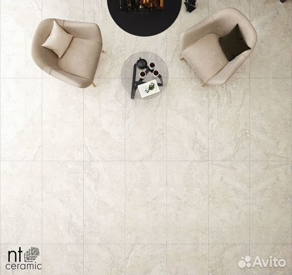 Керамогранит Travertine Bianco 60 x 60 Матовый