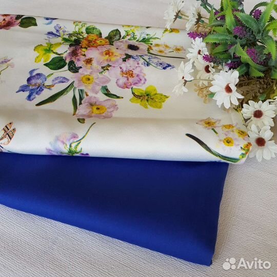 Ткань отрез лоскут хлопок сетка