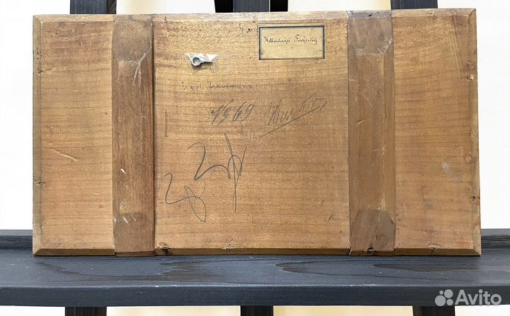 Картина маслом на дереве 