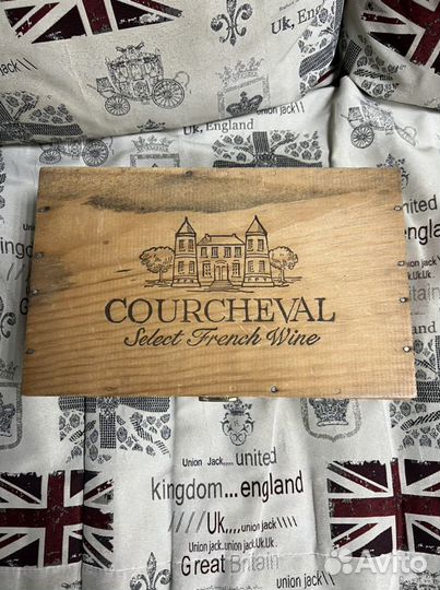 Ящик для вина Куршавель Оригинал Винтаж
