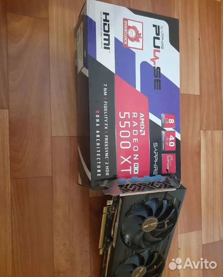 Видеокарта rx5500xt 8gb