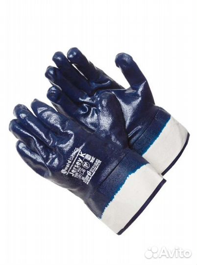 Рабочие хлопчатобумажные перчатки с покрытием из н