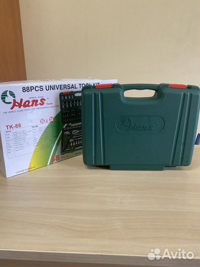 Набор инструментов Hans TK-88, с трещоткой