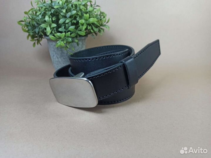 Ремень из натуральной кожи ручной работы