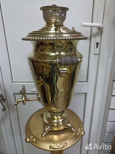 Самовар на дровах старинный.Баташев