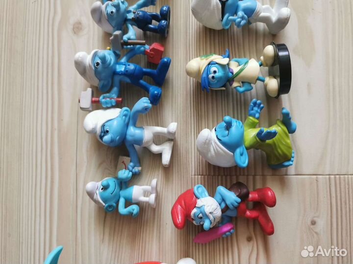 Смурфы и смурфета 11 шт