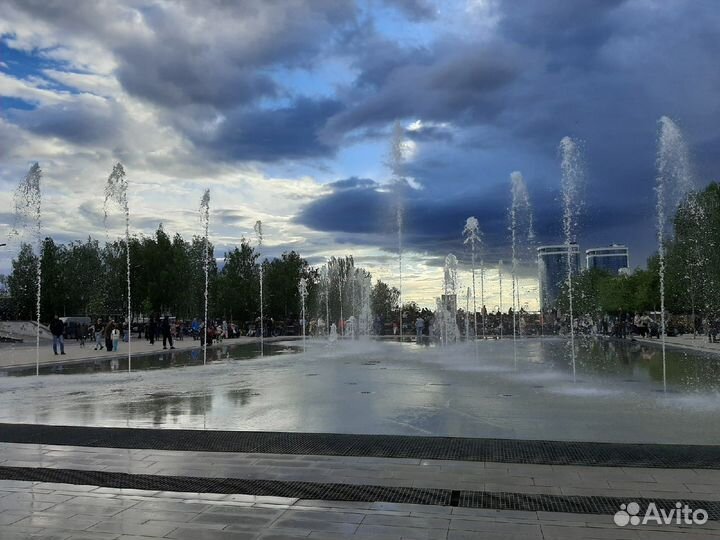 Пешеходный фонтан