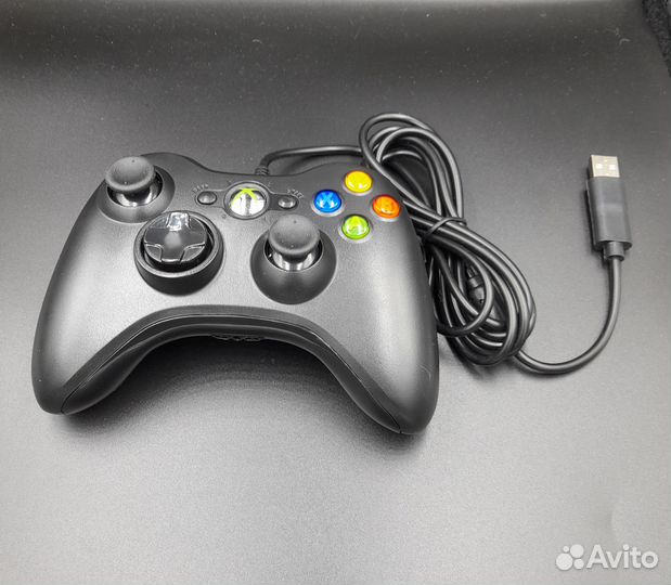 Джойстик xbox 360 проводной Геймпад