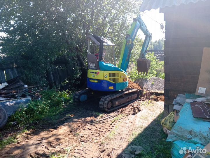Услуги мини-экскаватора / Приеду сегодня