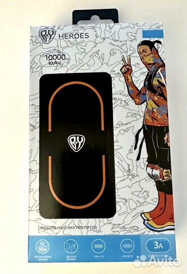 BY Аккумулятор мобильный 10000мАч