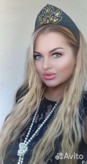 Ободок кокошник ручной работы 