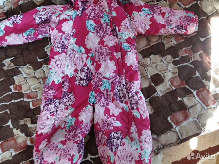 Зимний комбинезон huppa для девочки 92-98
