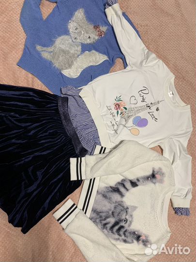 Одежда для девочки 128 134