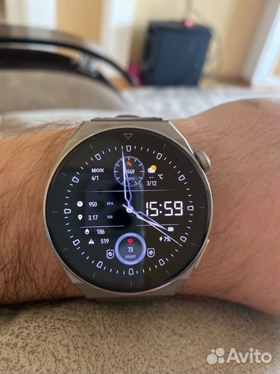 Смарт часы huawei watch gt 3 pro titanium