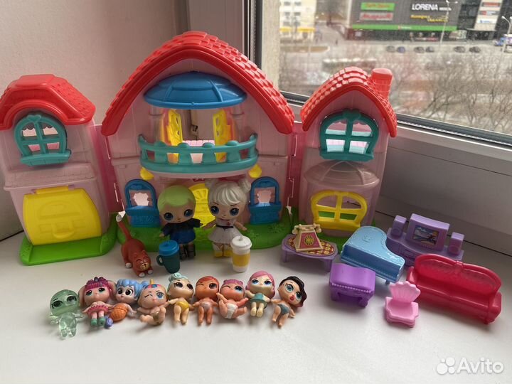 Куколки лол с домиком