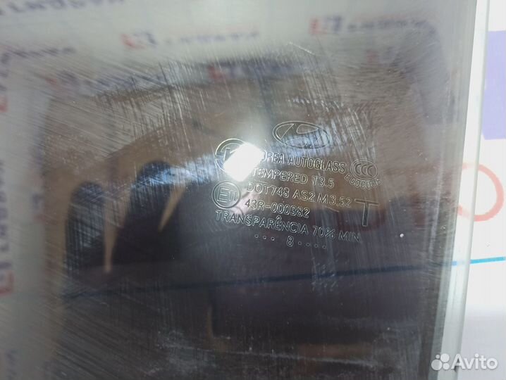 Стекло двери задней левой Hyundai Santa Fe (CM) 83