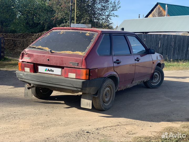 ВАЗ 2109 1.5 МТ, 2002, битый, 191 539 км