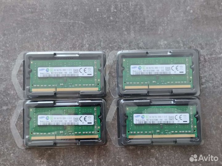 Оперативная память DDR3L So-dimm ноутбук 8гб,16гб
