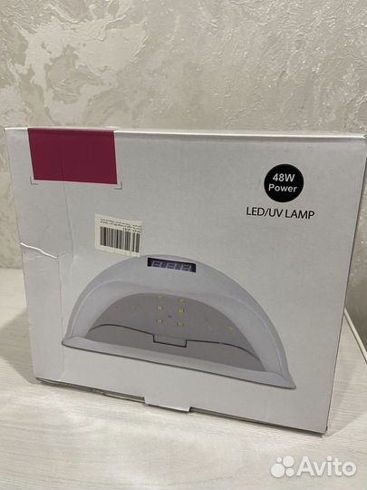 Лампа для ногтей новая