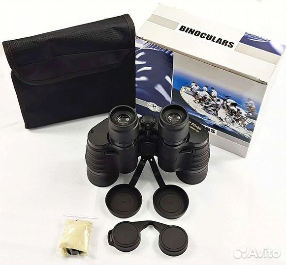 Тактический бинокль 80x80 с водозащитой IPX7 кратн