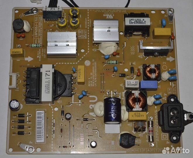 Main Power EAX67872805 для тв LG 43UK6200PLA