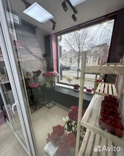 Магазин цветов в центре города