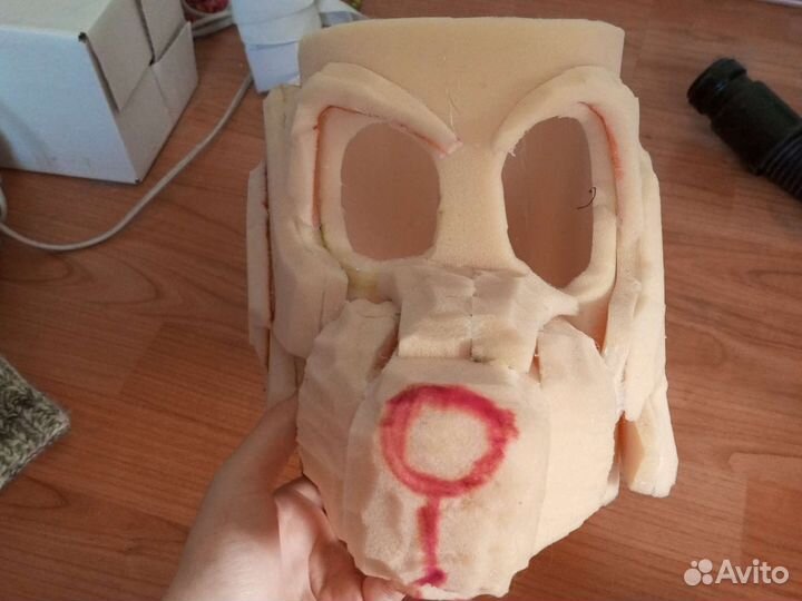 Маска фурри поролон