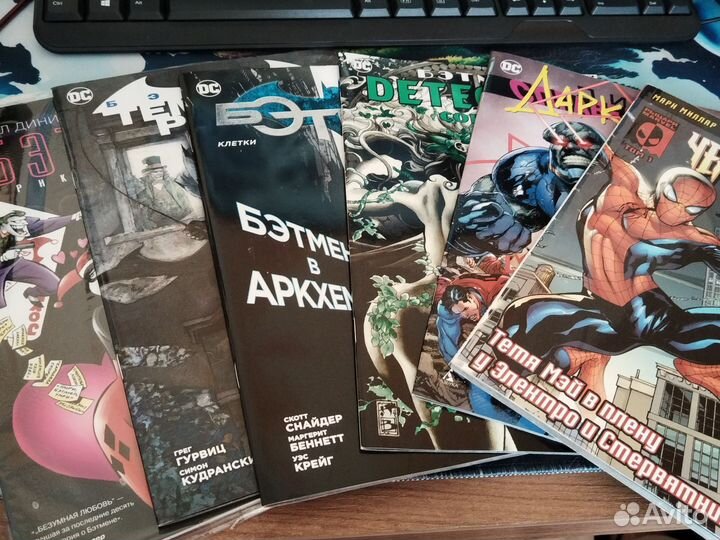 Комиксы. Бэтмен. Синглы. DC. Паук