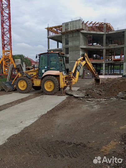 Услуги экскаватора-погрузчика