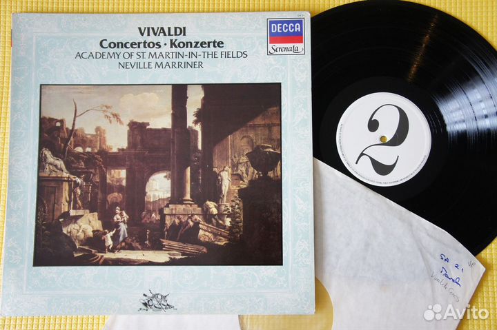 Vivaldi - Concertos (UK-1983-LP) англия