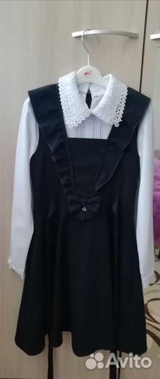 Школьная форма для девочки 130 134 синяя