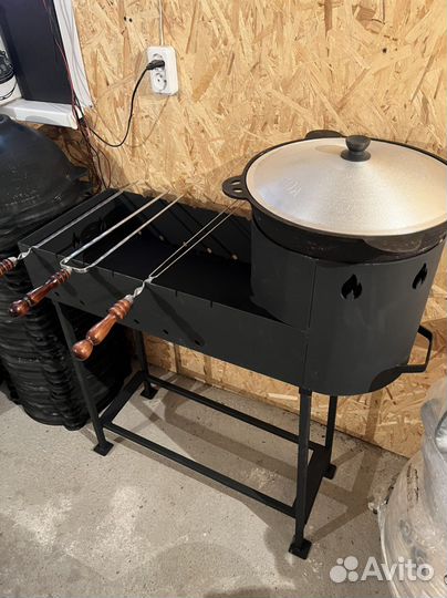Мангал с подказанником