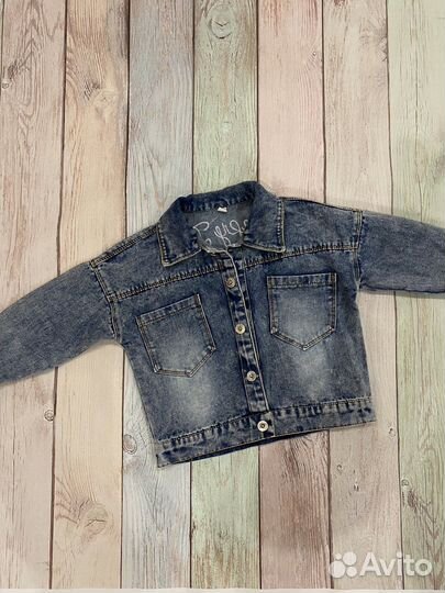 Джинсовая куртка для девочки