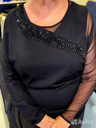 Джемпер вечерний Марина Ринальди 27 29 31