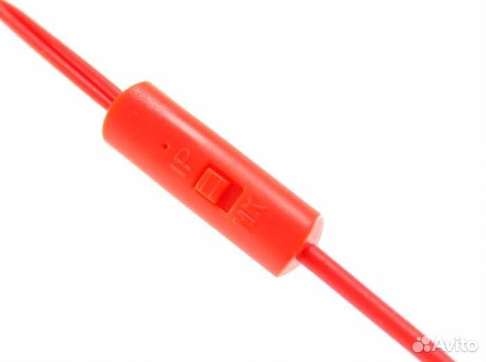 Наушники M-28 c микрофоном, Красные