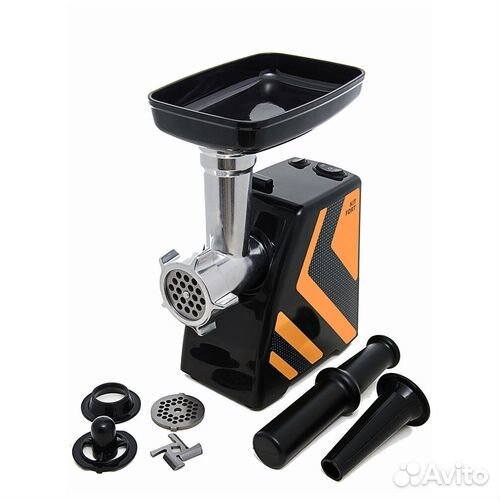 Мясорубка Kitfort KT-2101-3 оранжевый черный