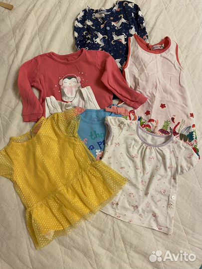 Вещи для девочки пакетом 86-92
