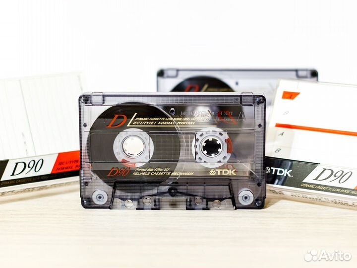Кассеты Студийные TDK D-90 с записью / Раритет