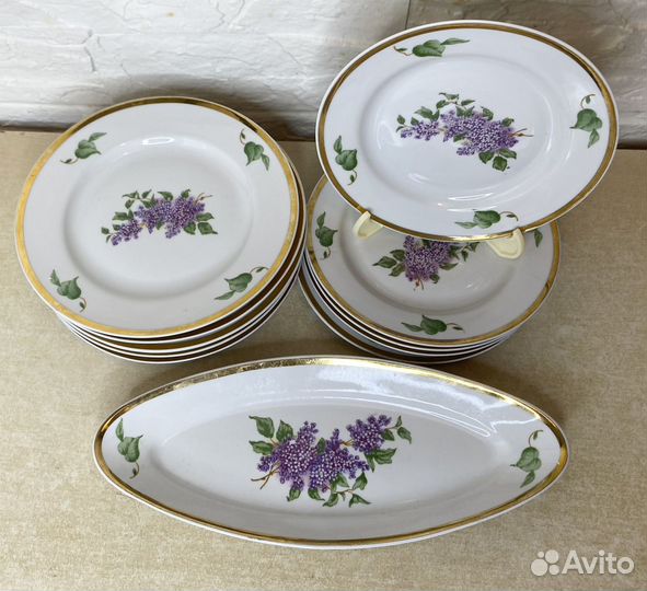 Сервиз столовый Сирень Дулево часть