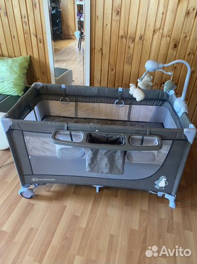 Детска кроватка Kindercraft Joy Blue